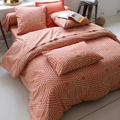 Becquet Linge de lit graphique bicolore - CRÉATION<Enfant Linge De Lit Ado, Housse De Couette|Housse De Couette