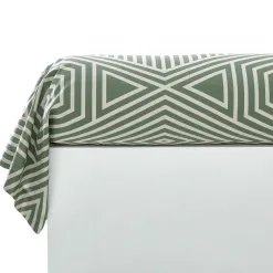 Becquet Linge de lit graphique bicolore - CRÉATION<Enfant Linge De Lit Ado, Housse De Couette|Housse De Couette