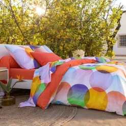 Becquet Linge de lit graphique et multicolore - CRÉATION<Enfant Linge De Lit Ado, Housse De Couette|Les Matières