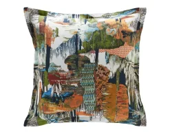 Becquet Linge de lit imprimé arbres multicolores - CRÉATION< Les Matières|Housse De Couette