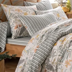 Becquet Linge de lit imprimé feuillage - CRÉATION< Les Matières|Housse De Couette