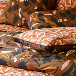Becquet Linge de lit imprimé feuilles - CRÉATION.< Les Matières|Housse De Couette