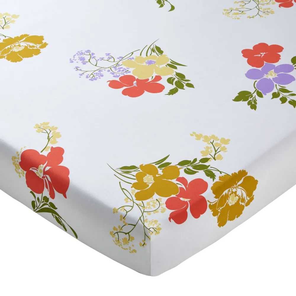 Becquet Linge de lit imprimé fleuri - CRÉATION< Housse De Couette|Linge De Lit Fantaisie, Linge De Lit Brodé