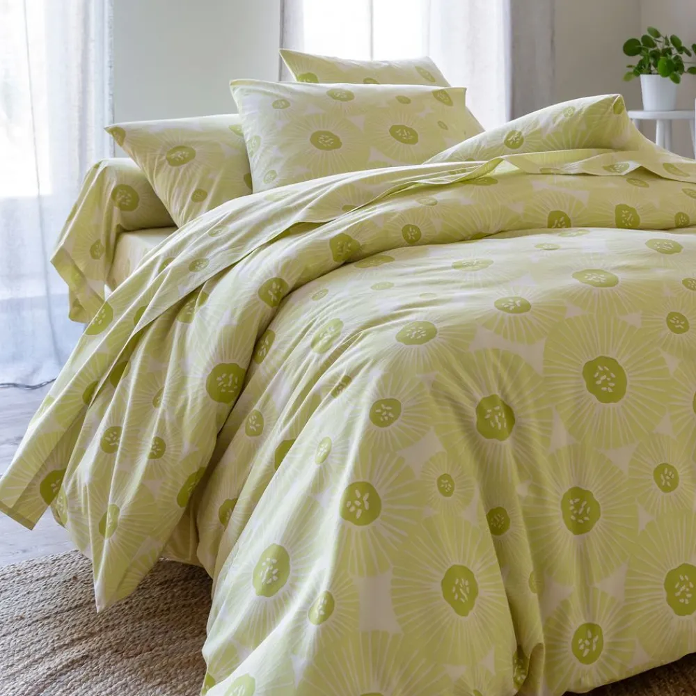 Becquet Linge de lit imprimé fleurs - CRÉATION< Housse De Couette|Linge De Lit Fantaisie, Linge De Lit Brodé
