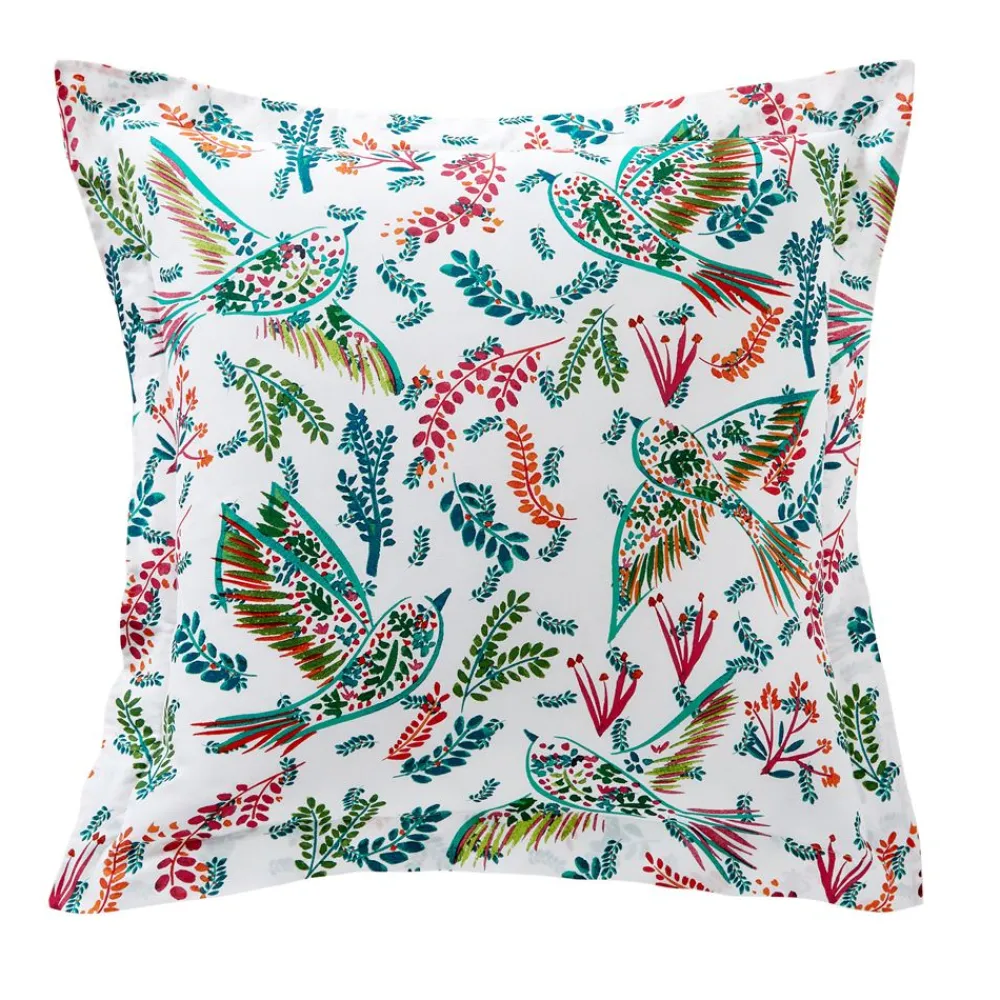Becquet Linge de lit imprimé oiseaux - CRÉATION< Housse De Couette|Linge De Lit Fantaisie, Linge De Lit Brodé