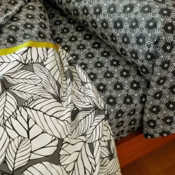 Becquet Linge de lit imprimé végétal et graphique< Housse De Couette|Linge De Lit Fantaisie, Linge De Lit Brodé