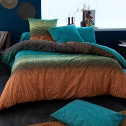 Becquet Linge de lit micromotif en dégradé - CRÉATION< Housse De Couette|Linge De Lit Fantaisie, Linge De Lit Brodé