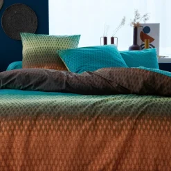 Becquet Linge de lit micromotif en dégradé - CRÉATION< Housse De Couette|Linge De Lit Fantaisie, Linge De Lit Brodé