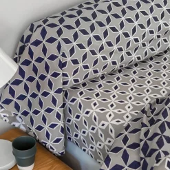 Becquet Linge de lit micro-motifs - CRÉATION< Les Matières|Housse De Couette