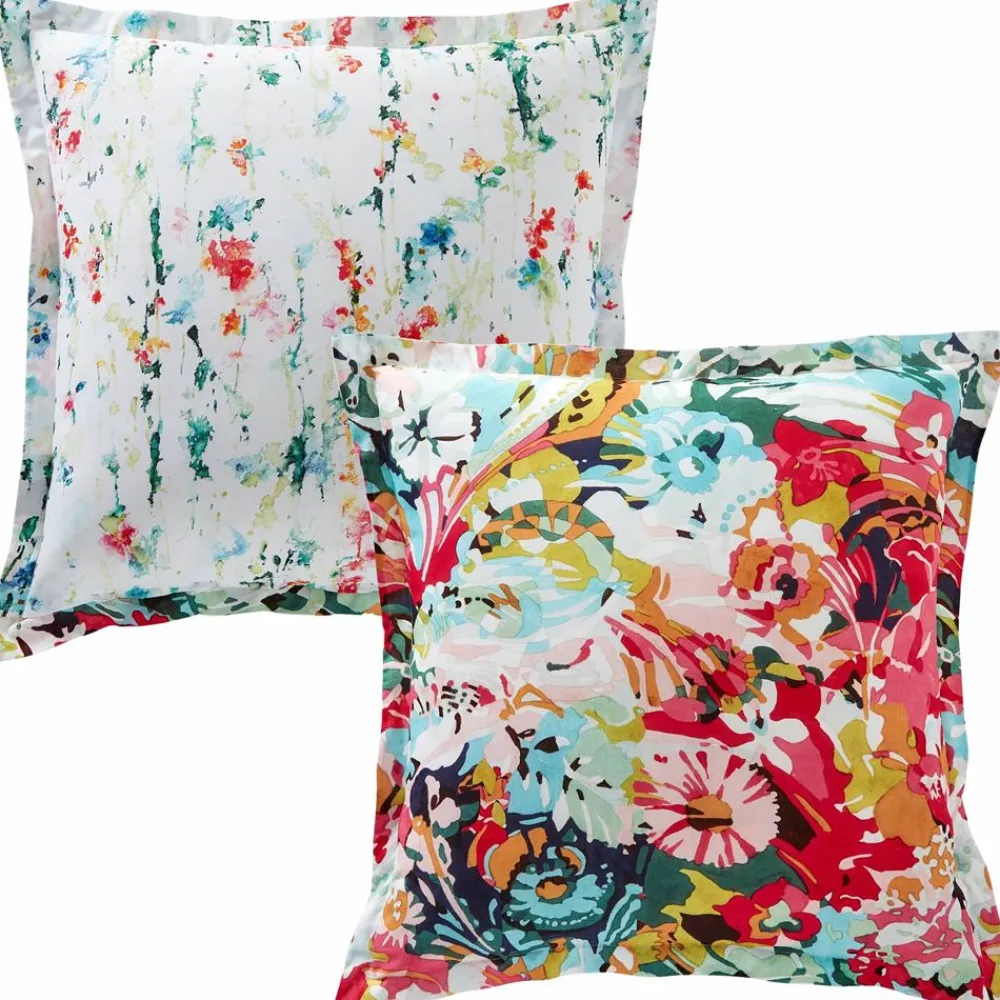 Becquet Linge de lit motif à fleurs multicolores - CRÉATION< Housse De Couette|Linge De Lit Fantaisie, Linge De Lit Brodé
