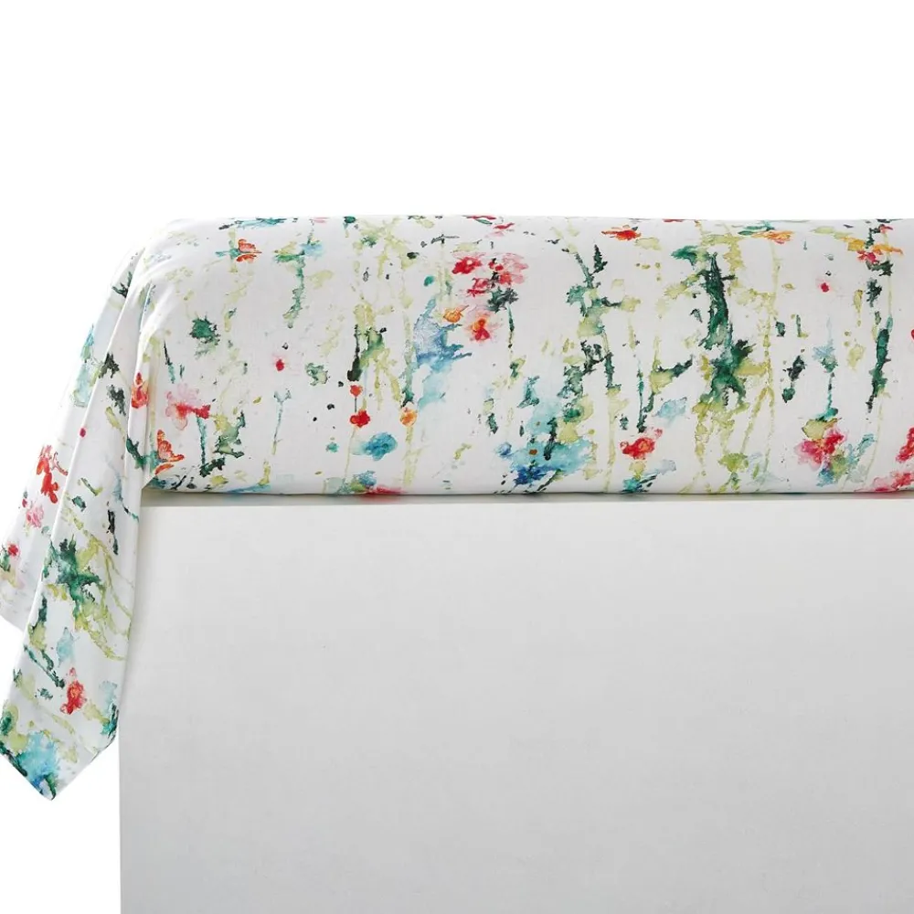 Becquet Linge de lit motif à fleurs multicolores - CRÉATION< Housse De Couette|Linge De Lit Fantaisie, Linge De Lit Brodé