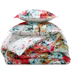 Becquet Linge de lit motif à fleurs multicolores - CRÉATION< Housse De Couette|Linge De Lit Fantaisie, Linge De Lit Brodé