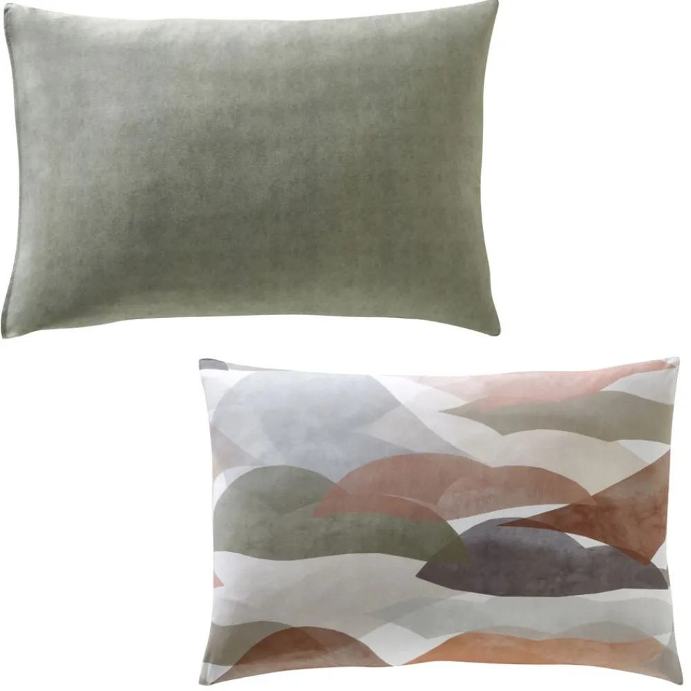 Becquet Linge de lit motif aquarellé - CRÉATION< Housse De Couette|Linge De Lit Fantaisie, Linge De Lit Brodé
