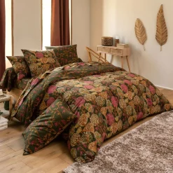 Becquet Linge de lit motif arbres - CRÉATION< Housse De Couette|Linge De Lit Fantaisie, Linge De Lit Brodé