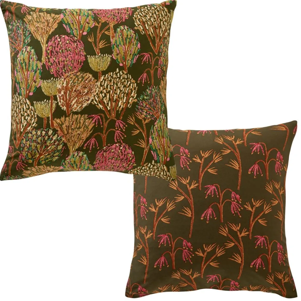 Becquet Linge de lit motif arbres - CRÉATION< Housse De Couette|Linge De Lit Fantaisie, Linge De Lit Brodé