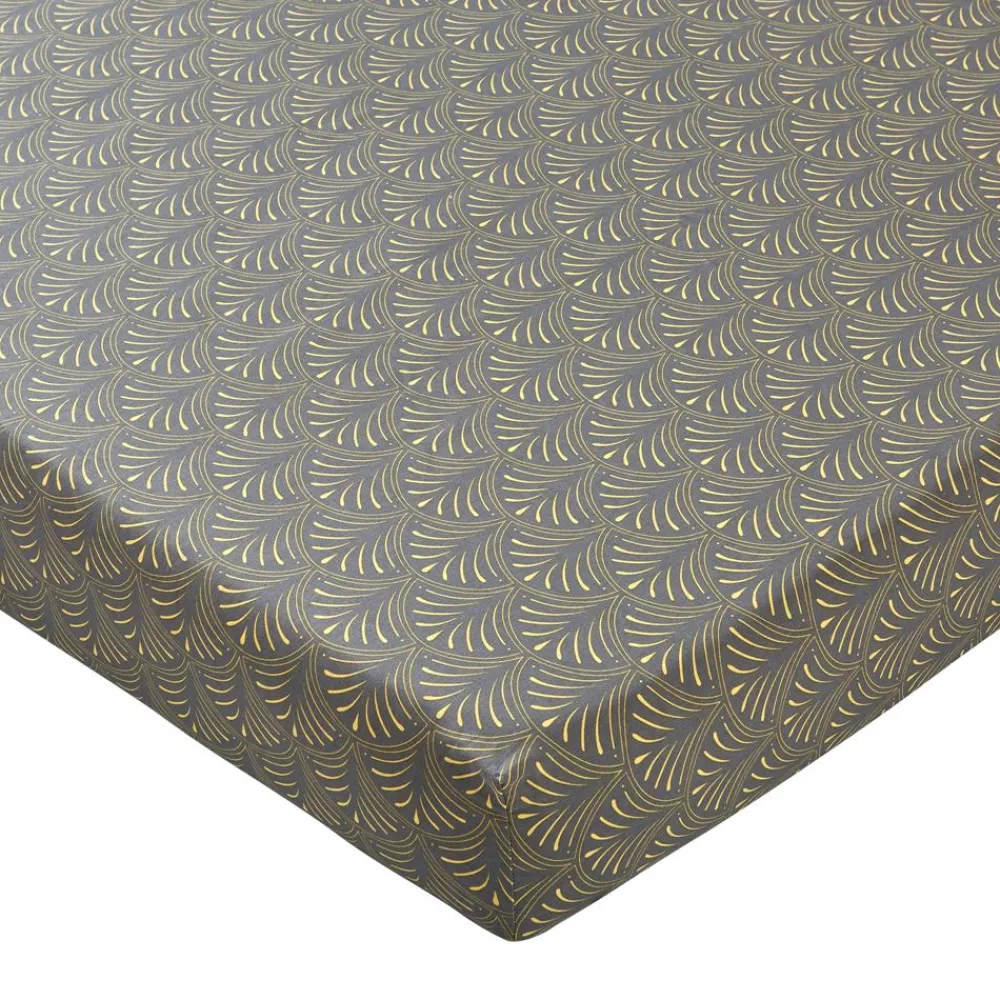 Becquet Linge de lit motif art déco - CRÉATION< Housse De Couette|Linge De Lit Fantaisie, Linge De Lit Brodé