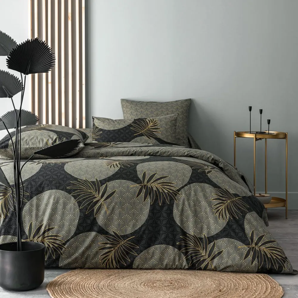 Becquet Linge de lit motif art déco - CRÉATION< Housse De Couette|Linge De Lit Fantaisie, Linge De Lit Brodé