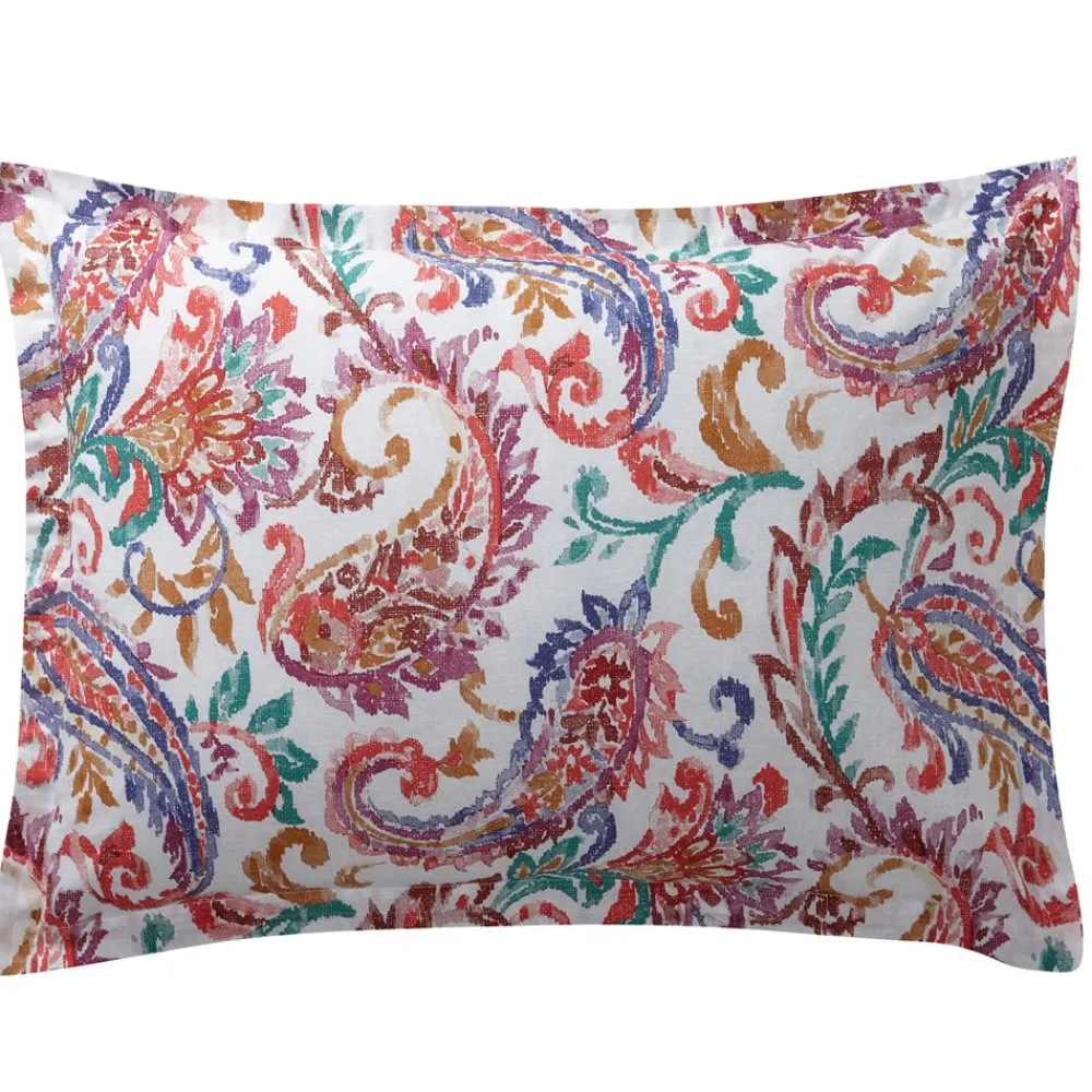 Becquet Linge de lit motif cachemire - CRÉATION< Housse De Couette|Linge De Lit Fantaisie, Linge De Lit Brodé