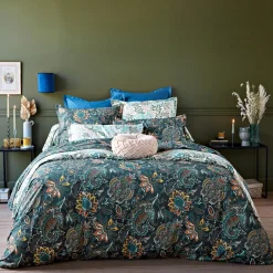 Becquet Linge de lit motif cachemire - CRÉATION< Housse De Couette|Linge De Lit Fantaisie, Linge De Lit Brodé