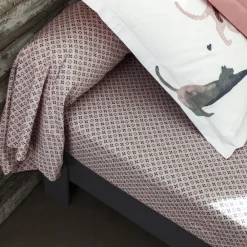 Becquet Linge de lit motif chats - CRÉATION< Les Matières|Housse De Couette