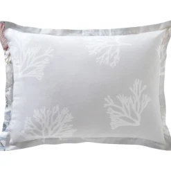 Becquet Linge de lit motif coquillages - CRÉATION< Housse De Couette|Linge De Lit Fantaisie, Linge De Lit Brodé