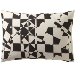 Becquet Linge de lit motif damiers - CRÉATION< Housse De Couette|Linge De Lit Fantaisie, Linge De Lit Brodé
