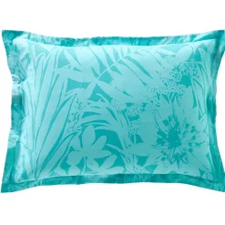 Becquet Linge de lit motif exotique - CRÉATION< Housse De Couette|Linge De Lit Fantaisie, Linge De Lit Brodé