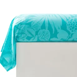 Becquet Linge de lit motif exotique - CRÉATION< Housse De Couette|Linge De Lit Fantaisie, Linge De Lit Brodé