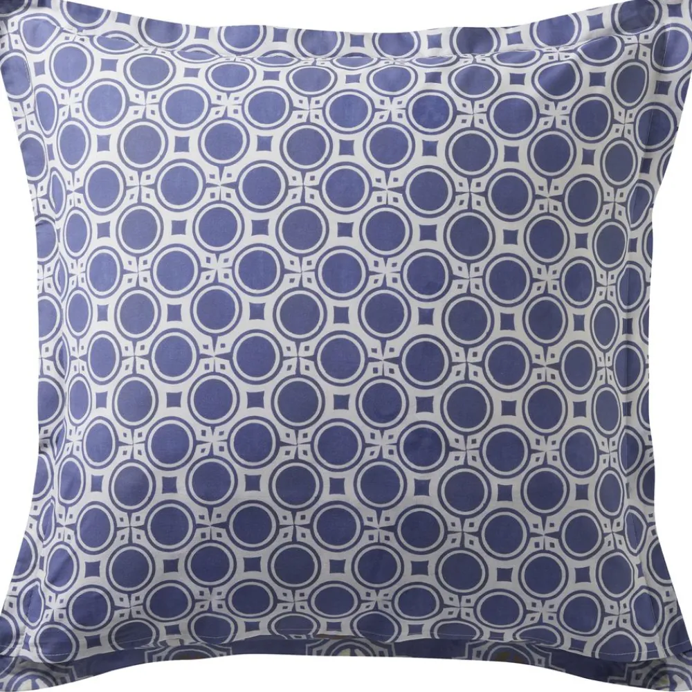 Becquet Linge de lit motif feuilles géométriques - CRÉATION< Housse De Couette|Linge De Lit Fantaisie, Linge De Lit Brodé