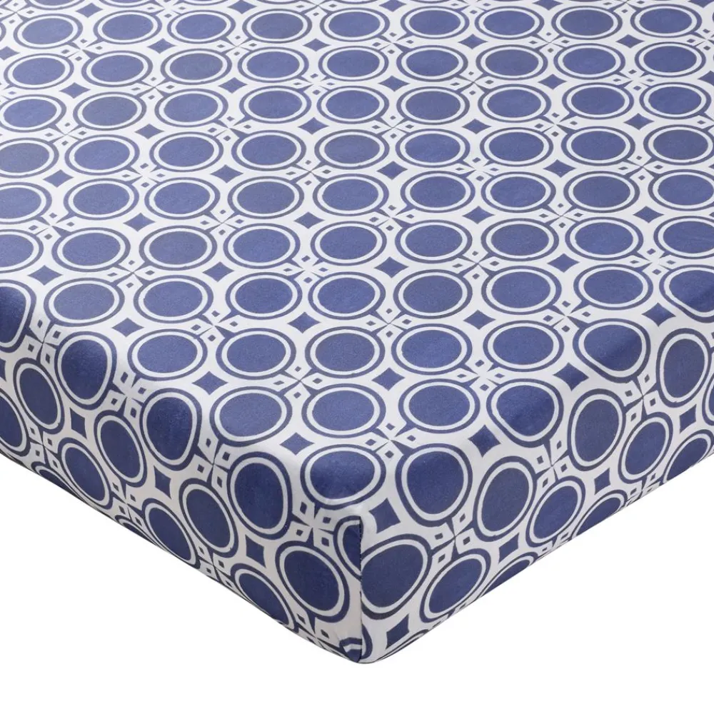 Becquet Linge de lit motif feuilles géométriques - CRÉATION< Housse De Couette|Linge De Lit Fantaisie, Linge De Lit Brodé
