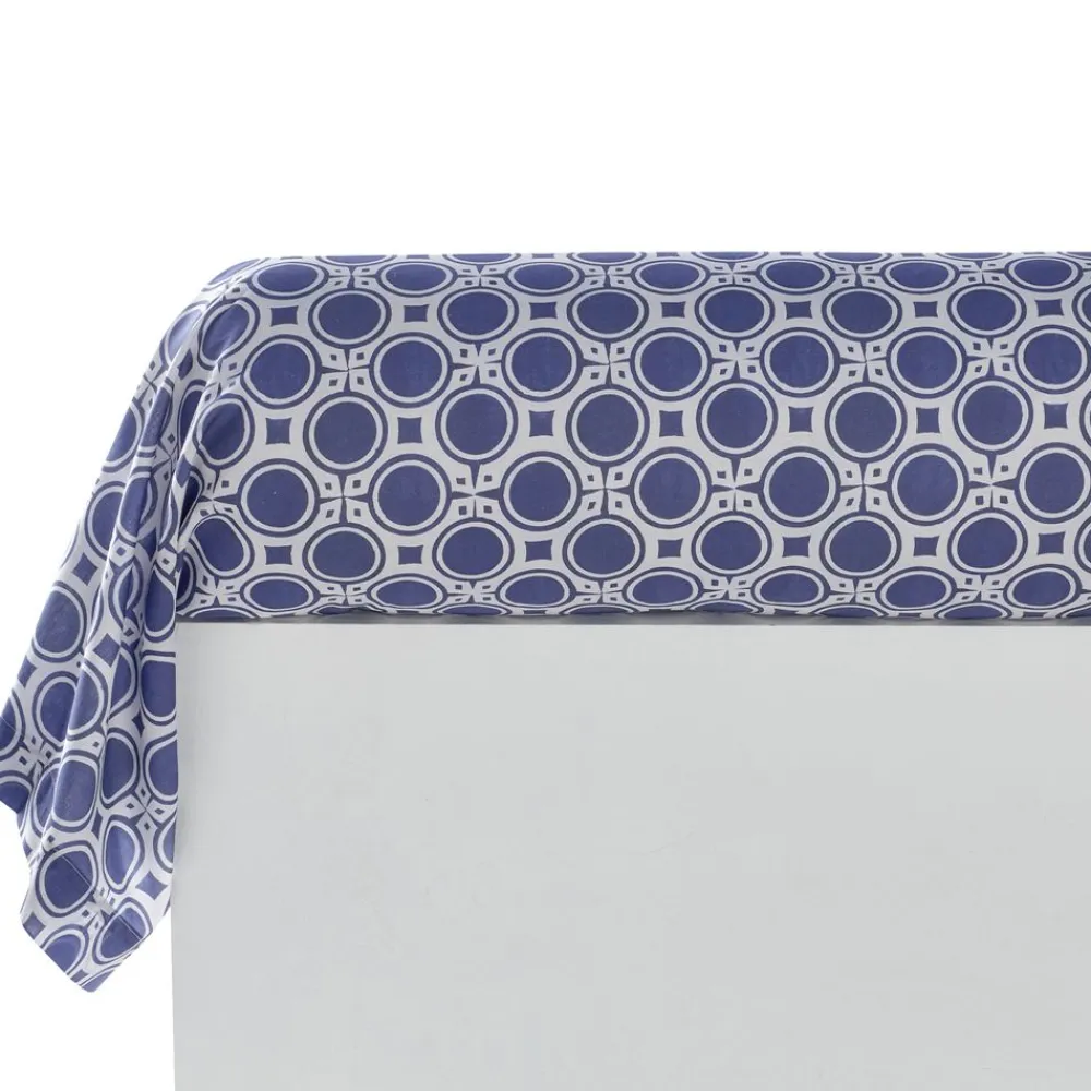 Becquet Linge de lit motif feuilles géométriques - CRÉATION< Housse De Couette|Linge De Lit Fantaisie, Linge De Lit Brodé
