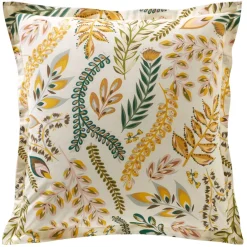 Becquet Linge de lit motif feuillage - CRÉATION< Housse De Couette|Linge De Lit Fantaisie, Linge De Lit Brodé