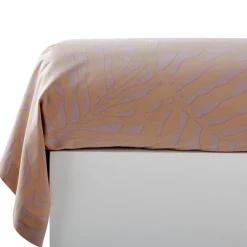 Becquet Linge de lit motif feuillage géant - CRÉATION< Housse De Couette|Linge De Lit Fantaisie, Linge De Lit Brodé