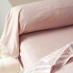 Becquet Linge de lit motif feuillage géant - CRÉATION< Housse De Couette|Linge De Lit Fantaisie, Linge De Lit Brodé