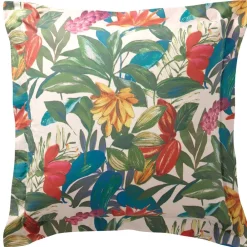 Becquet Linge de lit motif fleurs et fruits exotiques - CRÉATION< Housse De Couette|Linge De Lit Fantaisie, Linge De Lit Brodé