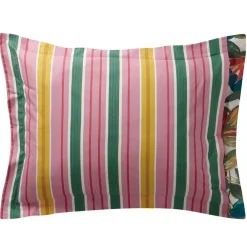 Becquet Linge de lit motif fleurs et fruits exotiques - CRÉATION< Housse De Couette|Linge De Lit Fantaisie, Linge De Lit Brodé