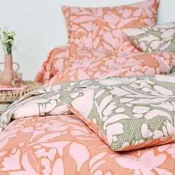 Becquet Linge de lit motif fleurs - CRÉATION< Housse De Couette|Linge De Lit Fantaisie, Linge De Lit Brodé