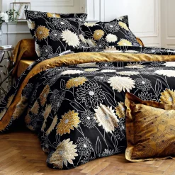 Becquet Linge de lit motif fleurs - CRÉATION< Housse De Couette|Linge De Lit Fantaisie, Linge De Lit Brodé