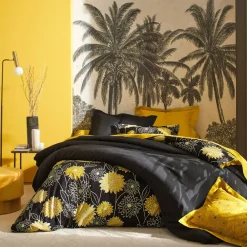 Becquet Linge de lit motif fleurs - CRÉATION< Housse De Couette|Linge De Lit Fantaisie, Linge De Lit Brodé