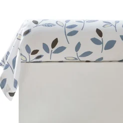 Becquet Linge de lit motif fleurs stylisées - CRÉATION< Housse De Couette|Linge De Lit Fantaisie, Linge De Lit Brodé
