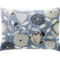 Becquet Linge de lit motif fleurs stylisées - CRÉATION< Housse De Couette|Linge De Lit Fantaisie, Linge De Lit Brodé