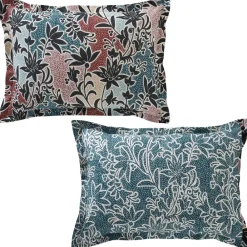 Becquet Linge de lit motif fleurs noires - CRÉATION< Les Matières|Housse De Couette