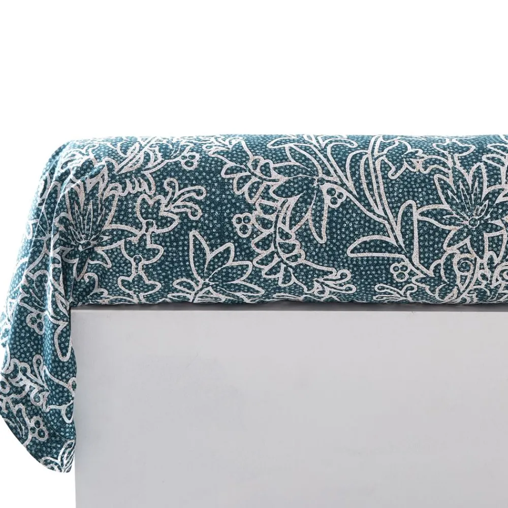 Becquet Linge de lit motif fleurs noires - CRÉATION< Les Matières|Housse De Couette
