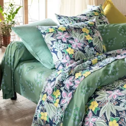 Becquet Linge de lit motif fleurs - CRÉATION< Housse De Couette|Linge De Lit Fantaisie, Linge De Lit Brodé