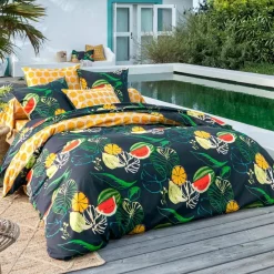 Becquet Linge de lit motif fruits - CRÉATION< Housse De Couette