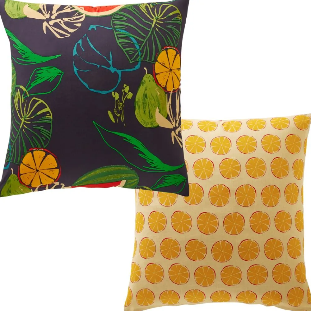 Becquet Linge de lit motif fruits - CRÉATION< Housse De Couette