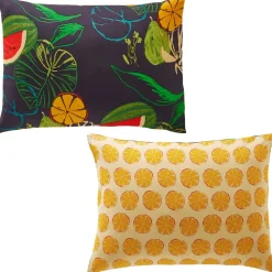 Becquet Linge de lit motif fruits - CRÉATION< Housse De Couette