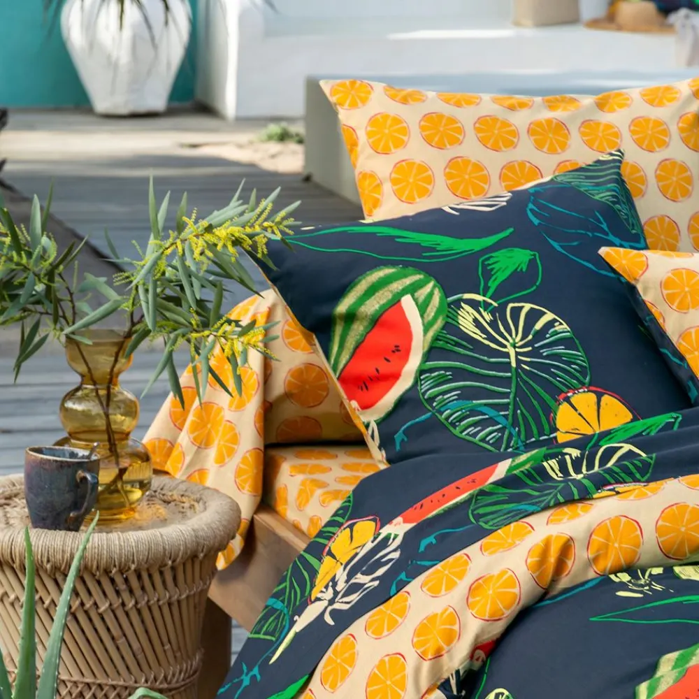 Becquet Linge de lit motif fruits - CRÉATION< Housse De Couette
