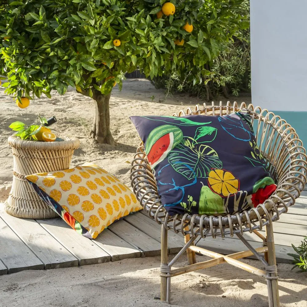 Becquet Linge de lit motif fruits - CRÉATION< Housse De Couette