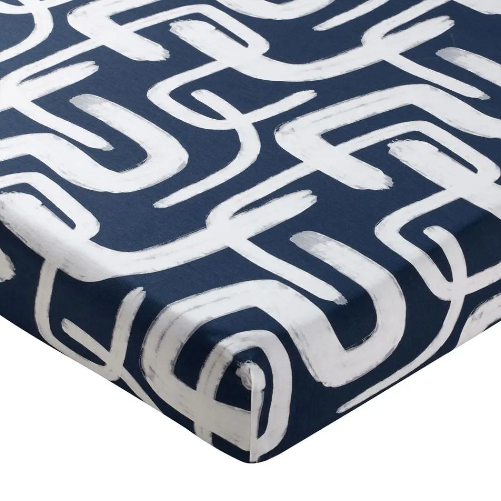 Becquet Linge de lit motif géométrique - CRÉATION< Les Matières|Housse De Couette